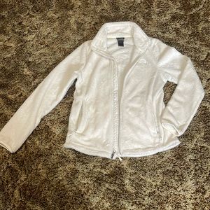 Women’s white north face osito jacket size medium